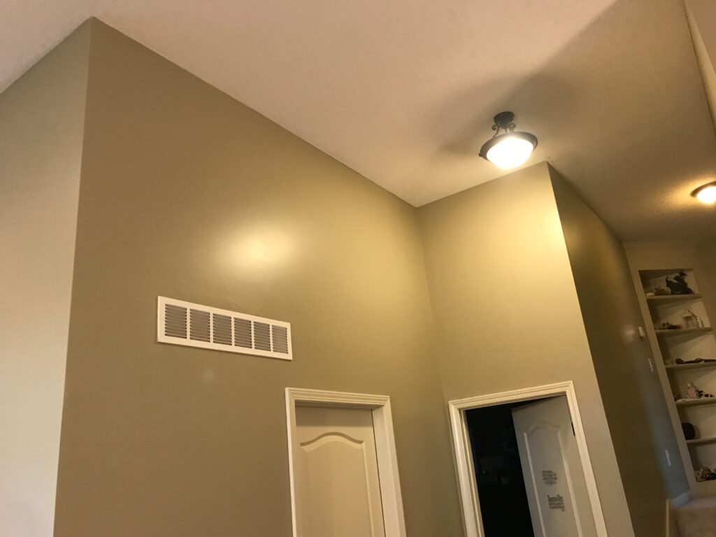 Freshly painted interior room by Namaste Design & Painting